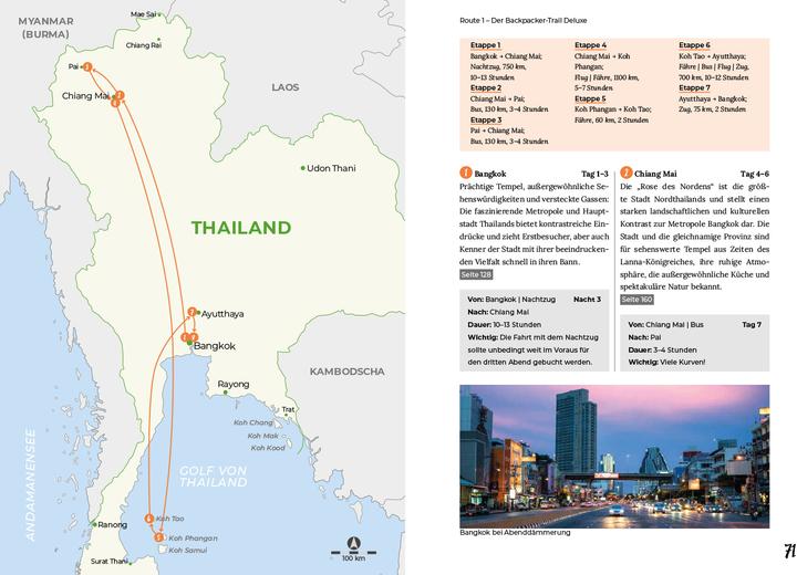 Valeurs nutritives et ingrédients Reiserouten durch Thailand: Reiseplanung, Highlights, Inspirationen (Allemand, Vanessa Mosch, Nils Alexander Kemna, 2024)
