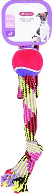 Image du produit Zolux Rope toy avec balle de tennis, 55 cm lasso (Jouet à balle chien)
