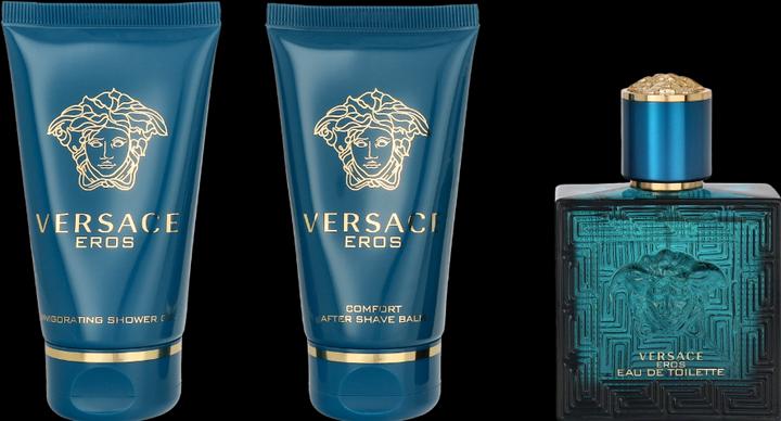Immagine prodotto Versace Eros Spring 2024 Eau de Toilette 50 / Gel doccia / Balsamo dopobarba (Set profumo)