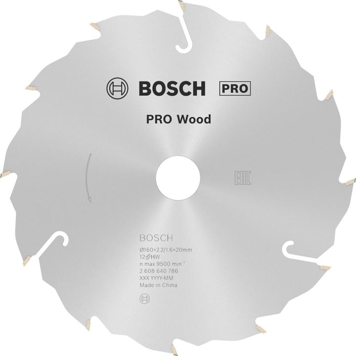 Produktbild Bosch Professional Zubehör PRO Wood Kreissägeblatt, 160 x 2.2 x 20 mm