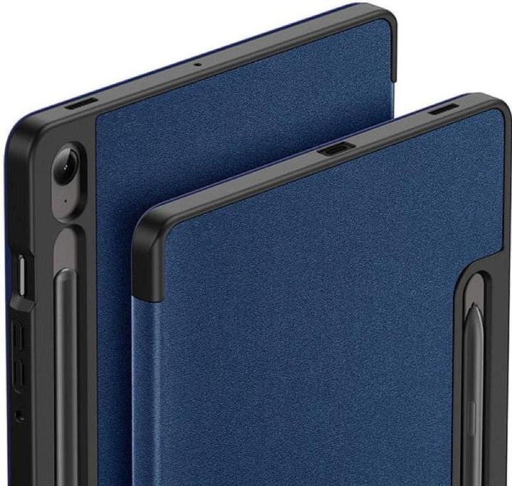 Actual product image Samsung Galaxy Tab S10 FE Plus - Ducis Domo Series, aufstellbares Flip-Etui, Blau (Samsung Galaxy Tab S10 FE+)