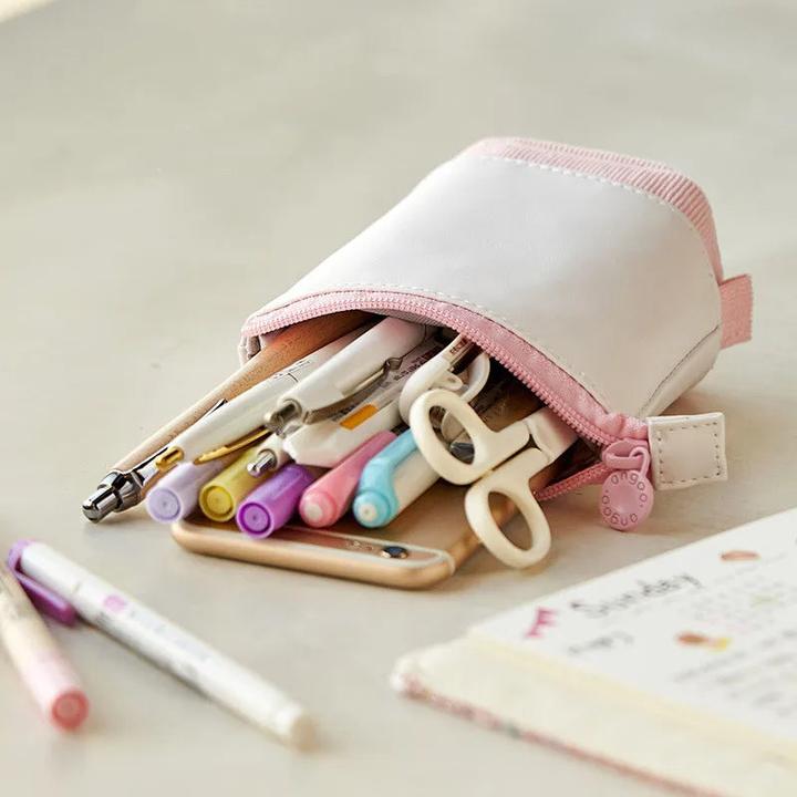 Produktbild Only-Bags.Store Creative Retractable Federmäppchen Schule Schreibwaren Aufbewahrungstasche Stiftemäppchen
