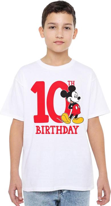 Immagine prodotto Disney Maglietta 10° Compleanno Topolino Bambini (128)