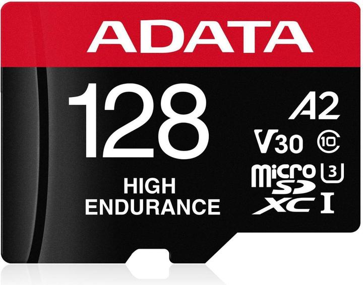 Adata microSDXC-kaart High Endurance 128 GB (128 GB, microSDXC, U3, UHS-I)