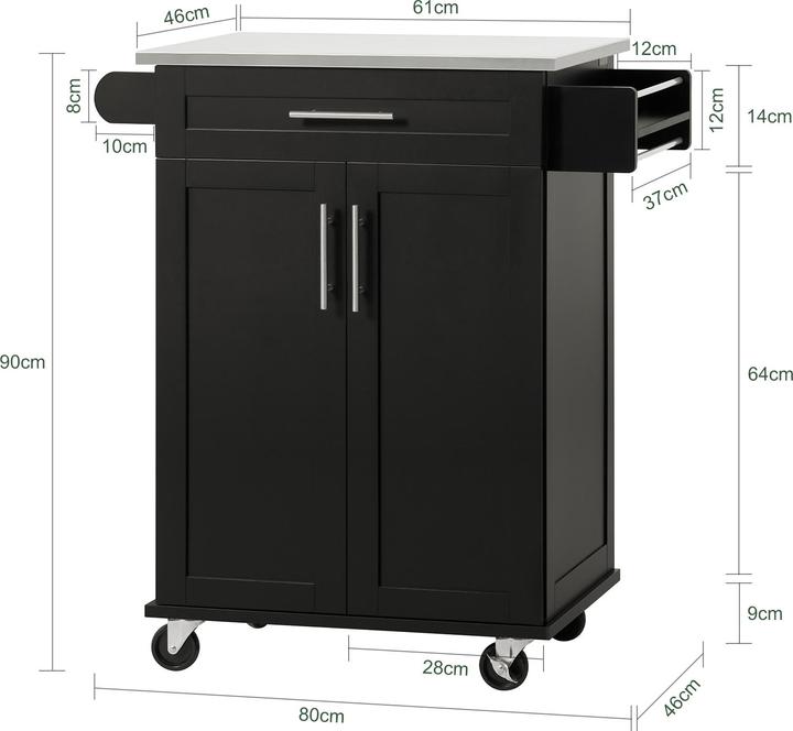 Produktbild SoBuy Küchenwagen