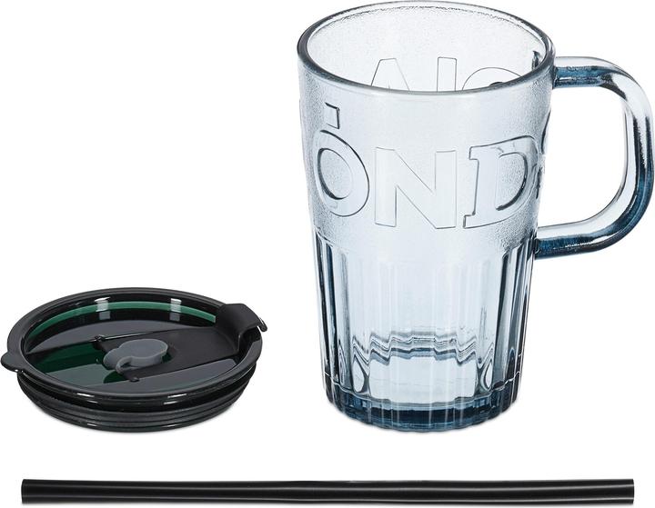 Actual product image Relaxdays 4x Glass cup (0.45 l, 4 x)