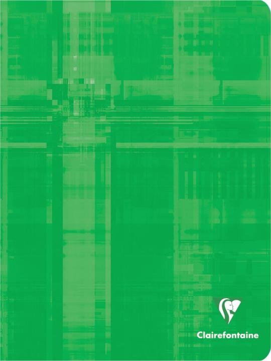 Actual product image Clairefontaine Notebook with ruler (17 x 22 cm, Checked, Hardcover)