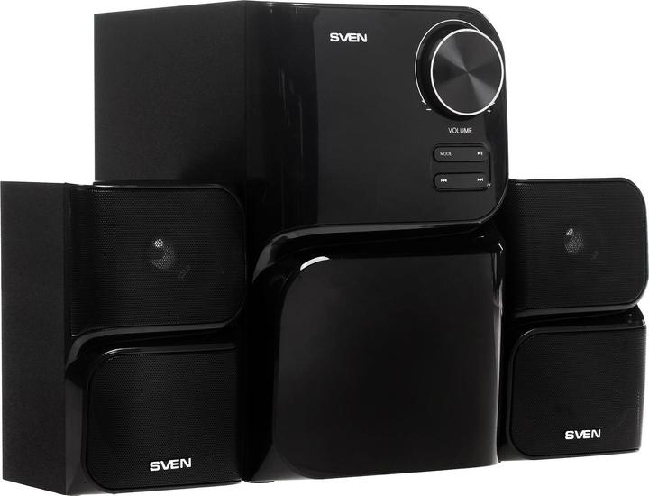 Actual product image Sven MS-305, 2.1 speakers, FM, Bluetooth, USB/SD, LED Ekranas, RC unit, power output 40W (20 + 2  1