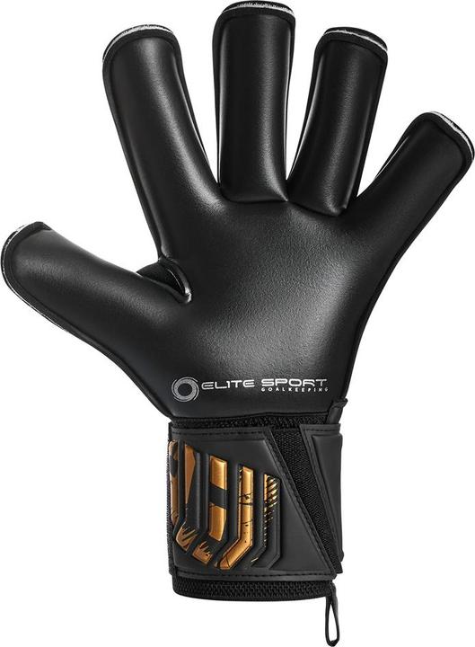 Actual product image Elite Goalkeeper Gloves Black Real (11)