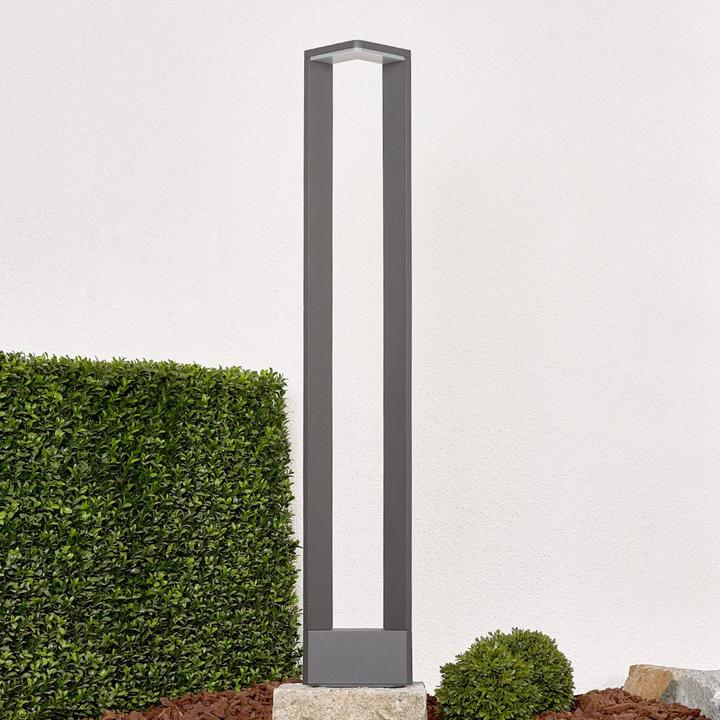 Produktbild Lucande Jeny Aussen Garten Leuchte Graphite/White (650 lm, IP54)