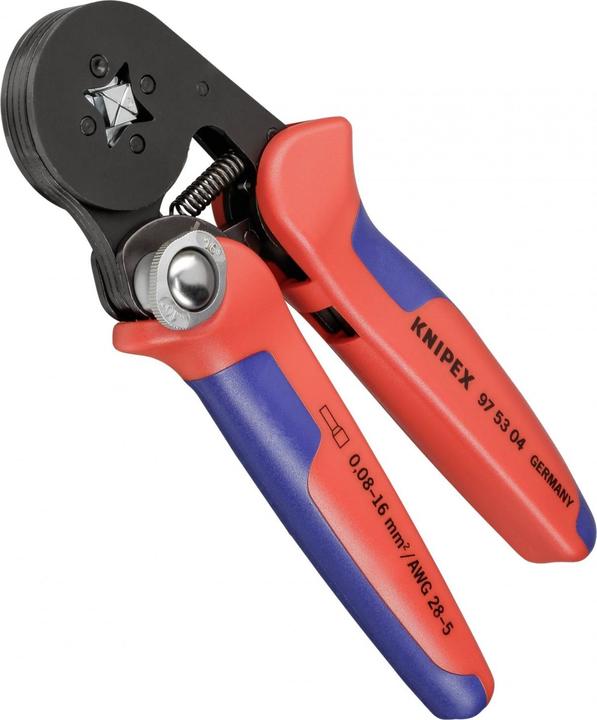 Actual product image Knipex Self-Adjusting Crimping Pliers for wire ferrules (180 mm)