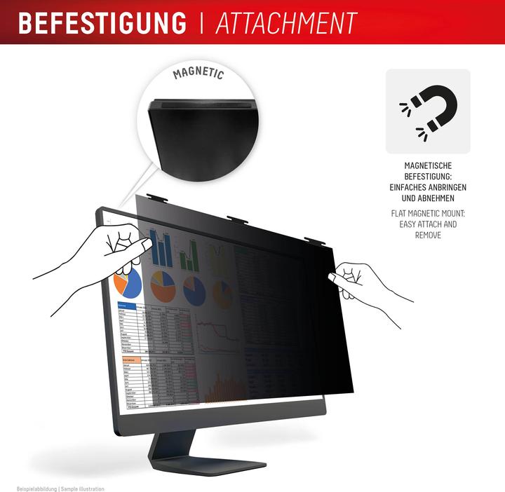 Produktbild Displex Privacy Safe, Desktop Monitor Blickschutzfilter (24", 16 : 10)