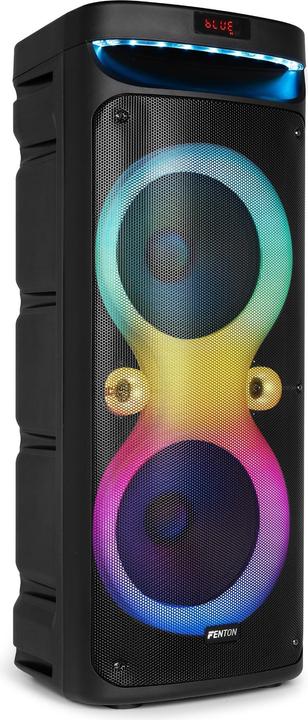 Produktbild Fenton Partybox - Track610 portable speaker met Bluetooth - Karaoke set met microfoon (10 h, Akkubetrieb, Netzbetrieb)
