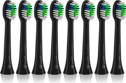 Produktbild Truelife SonicBrush Kompaktköpfe Schwarz TLSBCHBST8 (8 x)