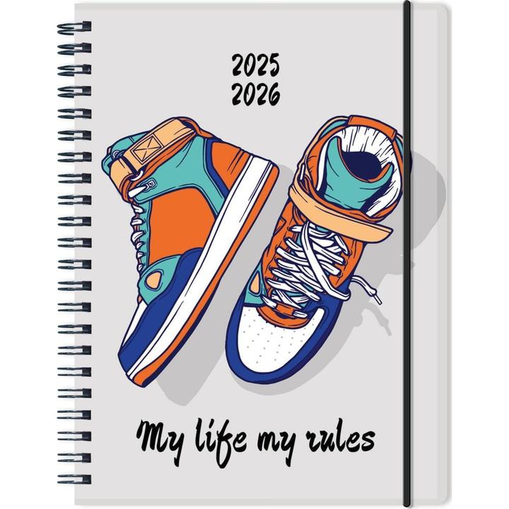 Produktbild Pelikan Schülerkalender 25/26 MustHave A5 Sneaker (Deutsch, Englisch, Französisch, Italienisch)