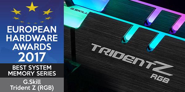 Produktbild G.Skill Trident Z RGB (2 x 16GB, 3000 MHz, DDR4-RAM, DIMM)