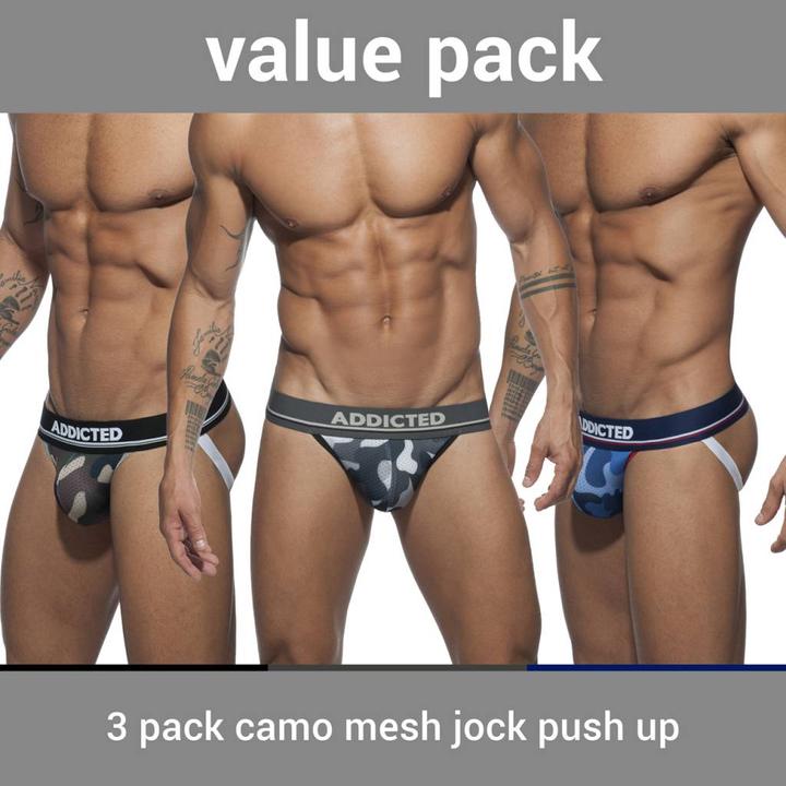 Produktbild Addicted Three Pack Camo Jockstrap (L)