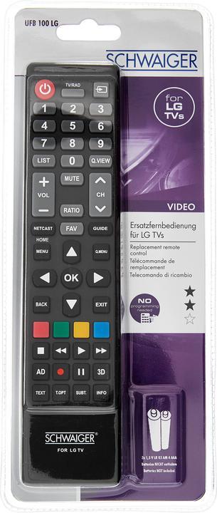 Produktbild Schwaiger UFB100LG 533 (Gerätespezifische Fernbedienung, Infrarot)