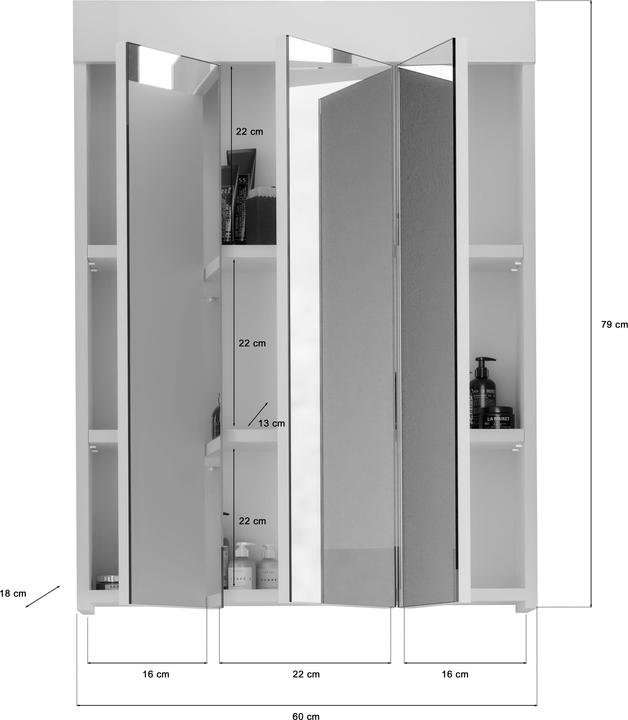 Actual product image Xonox Home Snow (60 x 18 x 79 cm)