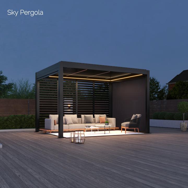 Produktbild Spa Solutions SkyMotion LED Aluminium Pergola 3m x 4m (400 cm, 300 cm)