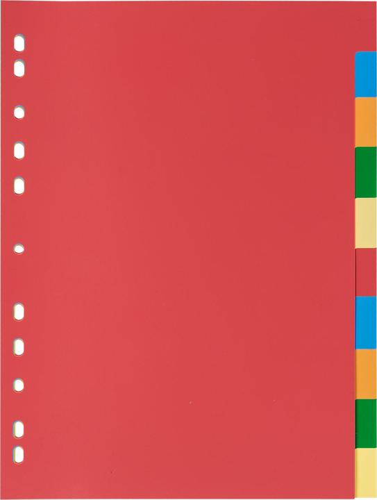 Produktbild Idena Kunststoffregister A4 10 teilig 120µ