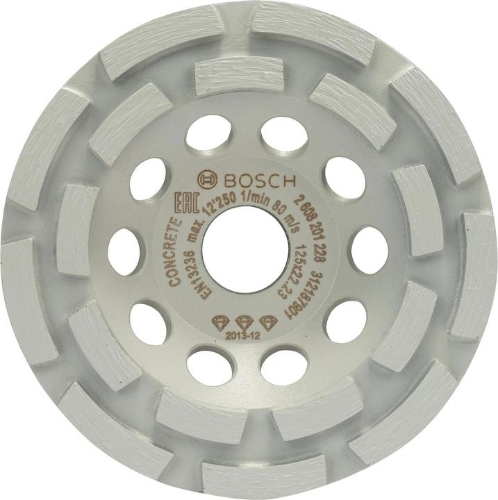Bosch Professional Zubehör Diamanttopfscheibe Best for Concrete 125 x 22,23 x 4,5 mm (Grob)