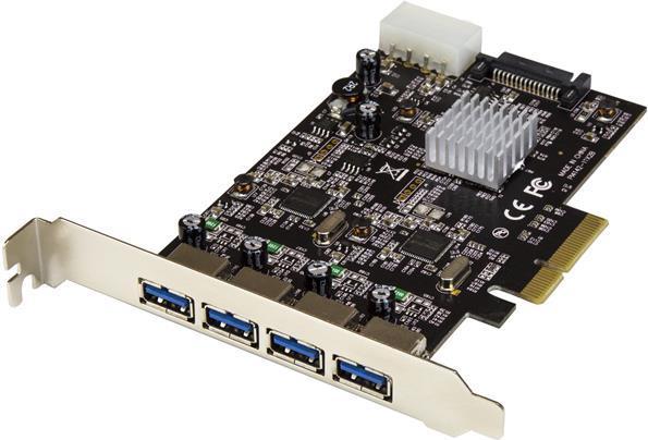 Produktbild StarTech PCIE CARD USB 3.1 4 PORTS EXT.