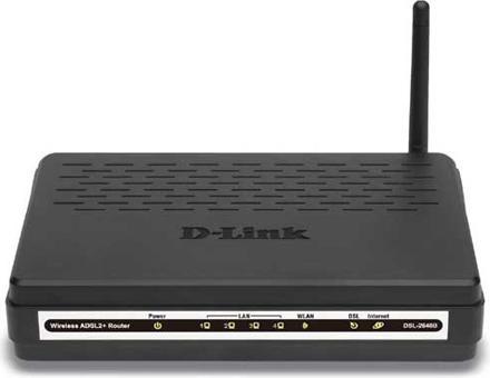 Produktbild D-Link DSL-2640B, Analog ADSL2+ WLAN Modem-Router