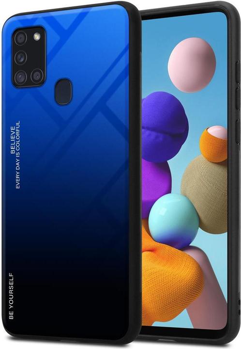 Image du produit Cadorabo Couverture en verre TPU 2 couleurs (Samsung Galaxy A21s)