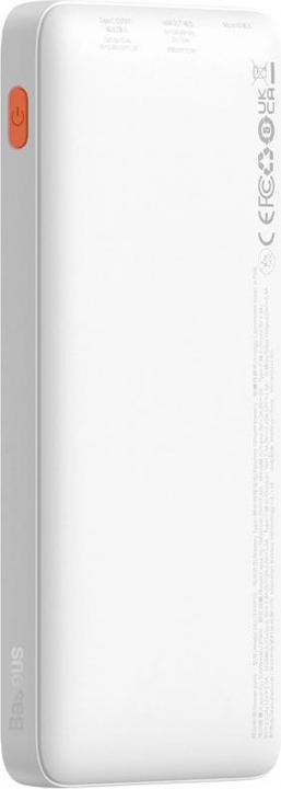 Actual product image Baseus Airpow 10000mAh 20W powerbank (white) (10000 mAh, 20 W, 74 Wh)