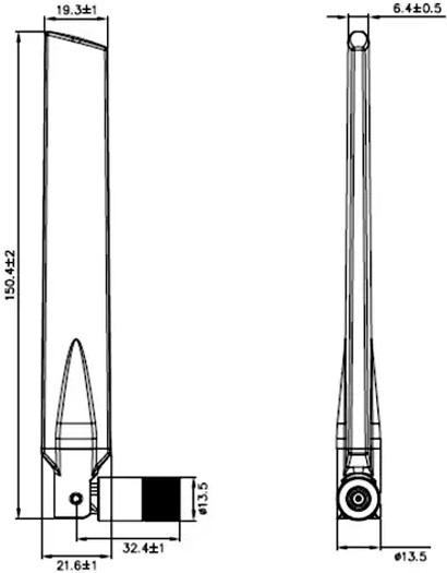 Immagine prodotto Delock Antenna WLAN (WiFi)
