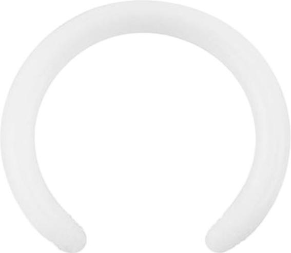 Actual product image Star Piercing Micro Circular rod white (without brass, Bioflex)