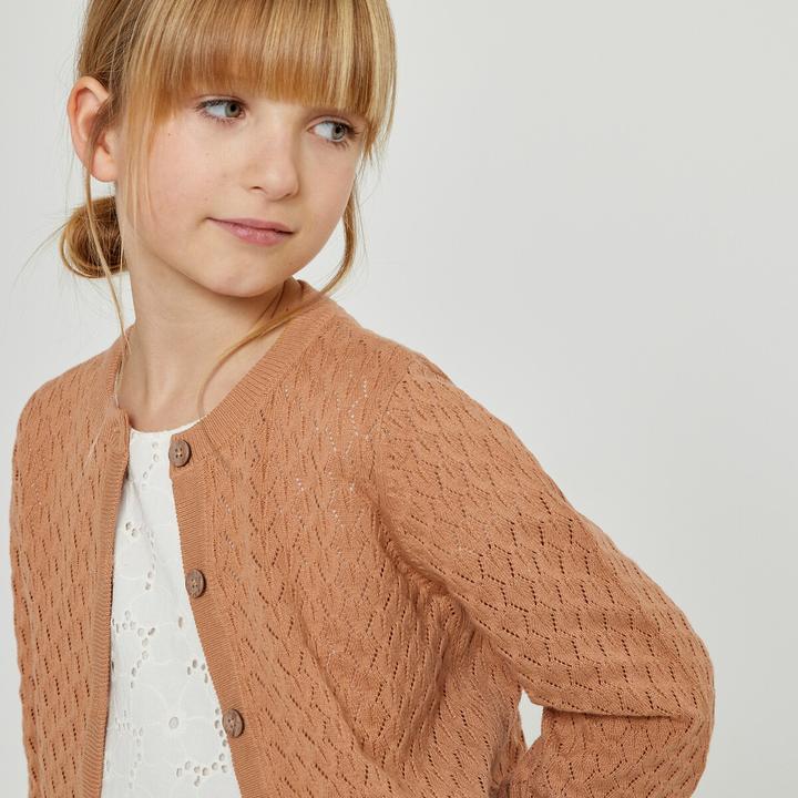 Actual product image La Redoute Collections Cardigan with round neckline