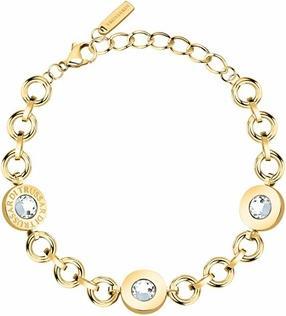 Trussardi - T-Logo TJAXC111 Statement Gold Plated Crystal Bracelet