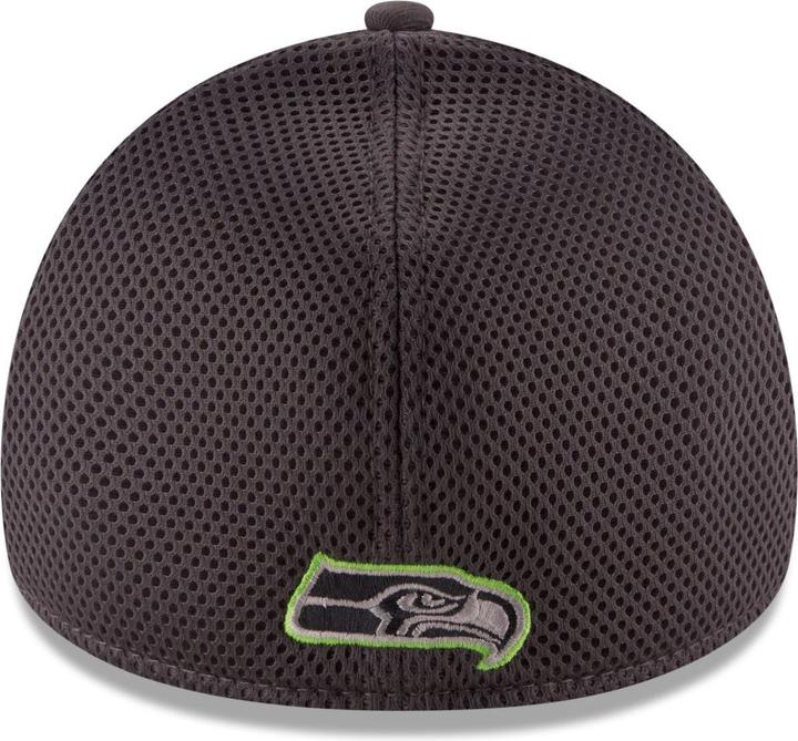 Actual product image New Era 39Thirty Stretch Mesh Cap - Seattle Seahawks - M/L (M, L)