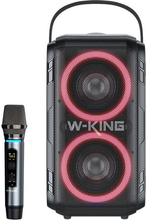 W-king Wireless Bluetooth Speaker T9 60W (black) (8 h, Akkubetrieb)