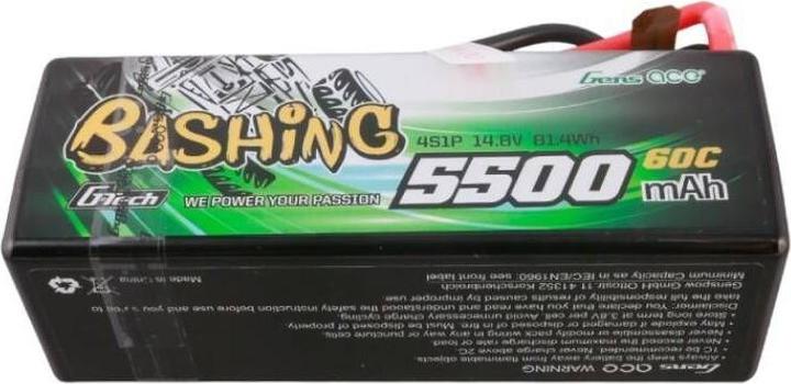 Immagine prodotto Gens Ace G-Tech 5500mAh 4S1P 14.8V 60C HardCase RC auto Batteria Lipo (14.80 V, 5500 mAh)