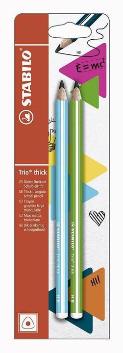 Produktbild STABILO Trio dick (3.15 mm, HB, 2 x)