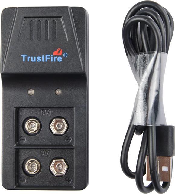 Actual product image Trustfire Ladegerät BC01 9V Block 6F22 Akku-Ladegerät für Li-Ion, Ni-MH (1 pcs., Chargers without battery)