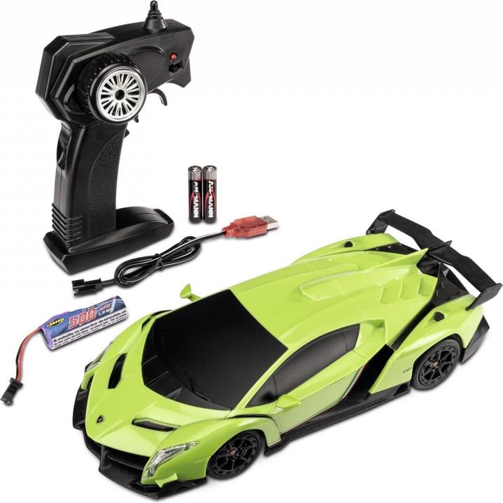 Produktbild Carson 1:24 Lamborgh.Veneno 2.4G 100% RTR grün (RTR Ready-to-Run)