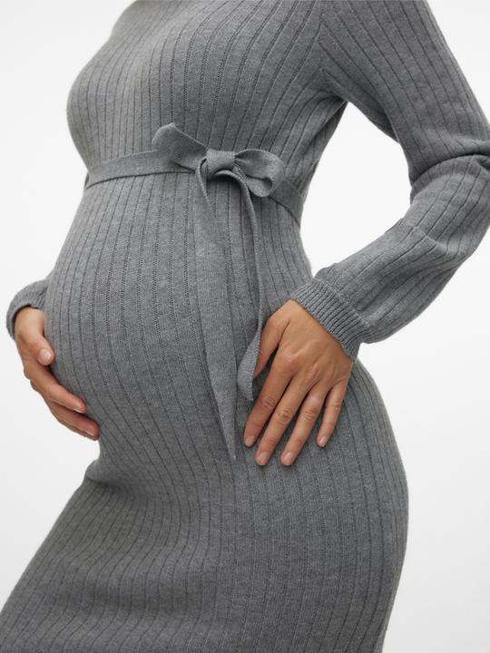 Immagine prodotto Mamalicious Vestibilità regolare Scollo rotondo Polsini a coste Maniche a palloncino Abito corto Abito in maglia (XL)