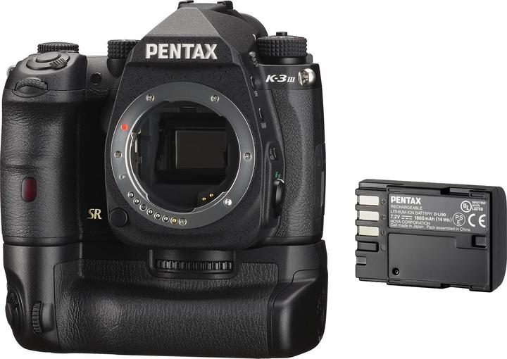 Actual product image Pentax K-3 Mark III Black European Kit (24.70 Mpx, APS-C / DX)