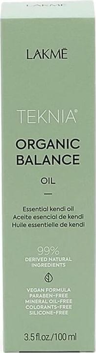 Immagine prodotto Lakmé Teknia Organic Balance Oil Olio per capelli Donna 100 ml (100 ml)