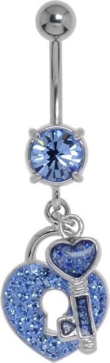 Produktbild Bijouteria Bauchpiercing (Chirurgenstahl 316L, Kristall, Messing rhodiniert)