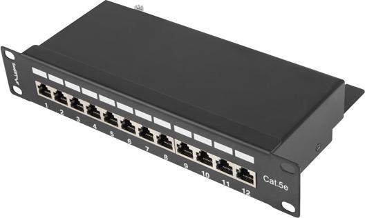 Lanberg PPF5-9012-B Patch Panel 1U
