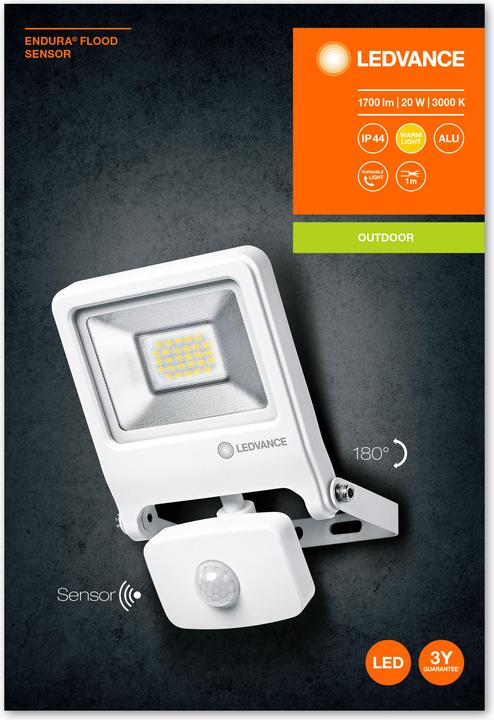 Produktbild Ledvance Endura Flood Sensor (1700 lm, IP44)