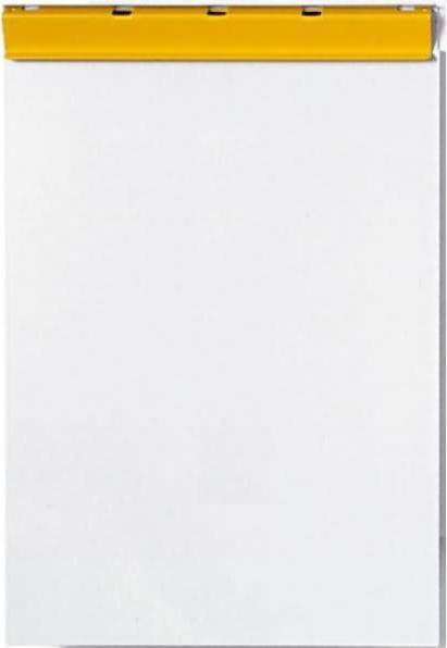Image du produit Hansa Planchette à pince 21x29,7 cm (lxh) DIN A4 aluminium gris blanc (21 x 30 cm)
