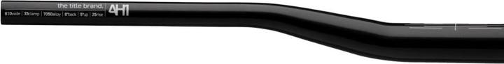 Produktbild Title AH1 MTB Lenker 35 mm - 38 mm Rise - Schwarz (35 mm)