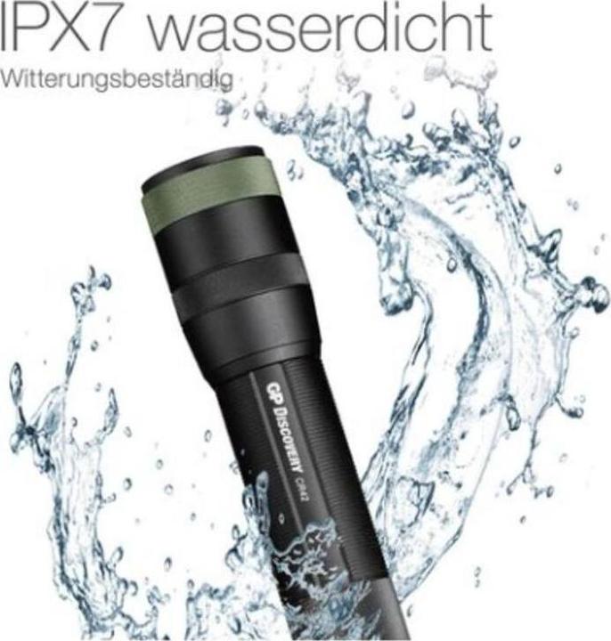 Actual product image GP Discovery Flashlight CR42, rechargeable (14.25 cm, 1000 lm)