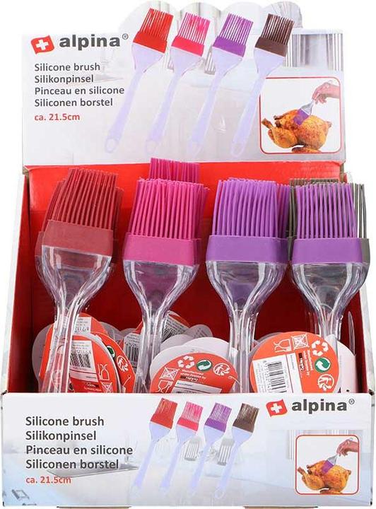 alpina Silikonpinsel zum Marinieren von Lebensmitteln